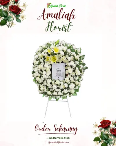 Krans Bunga Duka Cita di Cipadung Wetan